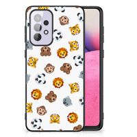 Back Case voor Samsung Galaxy A33 5G Dieren Emojis - thumbnail