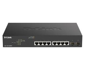 D-Link DGS-1100-10MPV2 Managed L2 Gigabit Ethernet (10/100/1000) Power over Ethernet (PoE) 1U Zwart