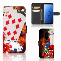 Samsung Galaxy S9 Plus Wallet Case met Pasjes Casino - thumbnail