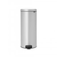 Brabantia newIcon pedaalemmer 30 liter met kunststof binnenemmer - Metallic Grey