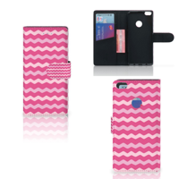 Huawei P8 Lite 2017 Telefoon Hoesje Waves Pink