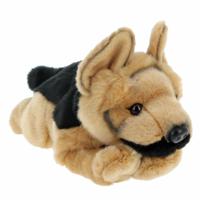 Knuffeldier Puppy Duitse herder Elzasser hond - zachte pluche stof - premium knuffels - 35 cm   -