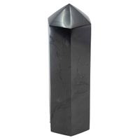 Edelsteen Facet Obelisk Shungiet 10 cm - thumbnail