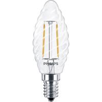 Philips Lighting 34772400 LED Energielabel E (A - G) E14 Kaars gedraaid 2 W = 25 W Warmwit (Ø x l) 35 mm x 97 mm 1 stuk(s) - thumbnail