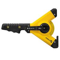 STABILA Framebandmaat LBM 1000 STEEL, 30 m, stalen meetlint met metrische schaal en nylon wrap ommanteling, universele haak, onbreekbaar frame, MID-nauwkeurigheid