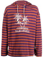 Palm Angels hoodie en tissu éponge à logo imprimé - Orange