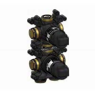 Hotbath inbouwdeel - voor inbouwthermostaat met 2-weg stop omstel HBAC009 Hotbath inbouwdeel - voor inbouwthermostaat met 2-weg stop omstel HBAC009