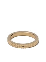 Le Gramme 18kt yellow polished gold Pyramid Guilloche ring - Or - thumbnail