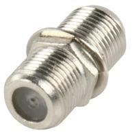 Valueline FC-018 - Kabelinterface-/adapter (F, F, Female connector/vrouwelijke connector, zilver)
