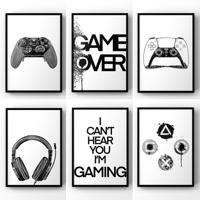 Posters - GAME OVER / set van 6