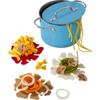 Haba servies Kookset Tijd voor pasta junior 12,5 cm blauw
