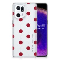 OPPO Find X5 Pro Siliconen Case Cherries