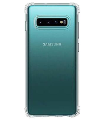 Schokbestendige softcase hoes - Samsung Galaxy S10 - Transparant