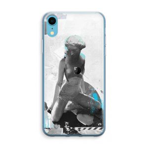 I will not feel a thing: iPhone XR Transparant Hoesje