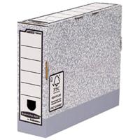 Bankers Box Archiefdoos 1080001 80 mm x 260 mm x 315 mm Grijs, Wit 1 stuk(s) - thumbnail