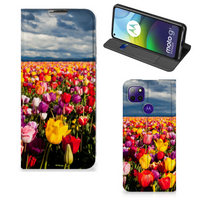 Motorola Moto G9 Power Smart Cover Tulpen - thumbnail