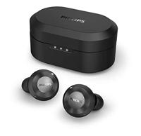 Philips T8505BK/00 In-Ear-Koptelefoon met Microfoon, Volledig Draadloze Oordopjes (Bluetooth, Active Noise Cancelling, Google Assistent, Dubbele Microfoons, 13-mm Drivers) Zwart - 2020/2021 Model