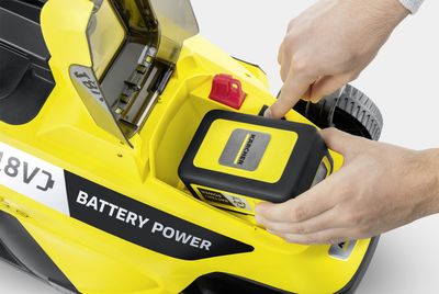 Kärcher LMO 18-33 Battery Set Duwgrasmaaier Batterij/Accu Zwart, Geel