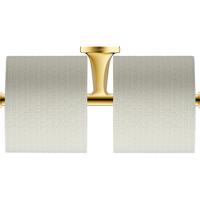 Duravit Starck T Toiletrolhouder - dubbel - zonder klep - goud gepolijst 0099383400 - thumbnail