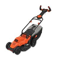 BLACK+DECKER BEMW461ES-QS grasmaaier, bekabeld, 1400 W, elektrische grasmaaier, 34 cm, 6 instelbare hoogtes 20, 30, 40, 50, 60 en 70 mm, grasmaaier met EasySTEER 3-voudig handvat