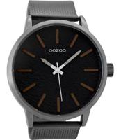 OOZOO Timepieces Horloge Donker Zilver | C9233