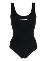 Jil Sander maillot de bain à logo imprimé - Noir