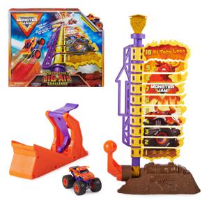 Monster Jam - El Toro Loco Big Air Challenge-speelset - 50 cm hoog - met unieke -truck - schaal van 1:64