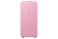 Samsung LED View Smartphone Cover EF-NG985 voor Galaxy S20+ | S20+ 5G mobiele telefoonhoes, LED-display, kaarthouder, roze