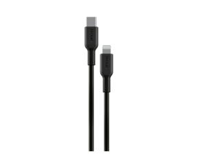 TRONIC Laad- en datakabel Lightning  (Zwart, USB-C naar Lightning)