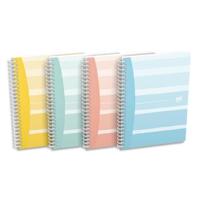 Iconic notitieboek, A5, 120p, 60 vellen, 90 g/m², gelinieerd, 5 stuks