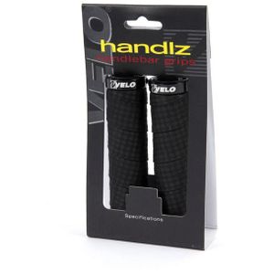 Velo Handvatten visegrip alu met gel 129/129mm zwart op kaart