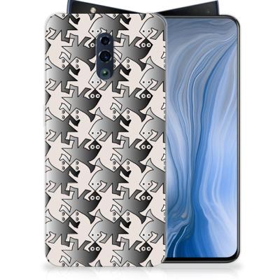 OPPO Reno TPU Hoesje Salamander Grey OPPO Reno TPU Hoesje Salamander Grey