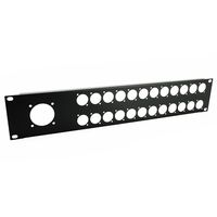 Penn Elcom R1269/2UK/24-1 Rackpaneel 24x D-hole + 1x Socapex 2 HE - thumbnail