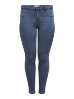 CARMAKOMA Skinny Jeans voor dames, curvy CARThunder Push-up reg, skinny fit jeans, blauw (medium blue denim), 54 Grote maten