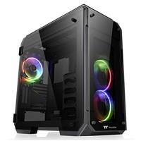 Thermaltake CA-1I7-00F1WN-01 View 71 TG (gehard glas) RGB PC-behuizing, zwart/RGB