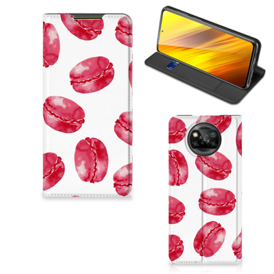Xiaomi Poco X3 Pro | Poco X3 Flip Style Cover Pink Macarons Xiaomi Poco X3 Pro | Poco X3 Flip Style Cover Pink Macarons