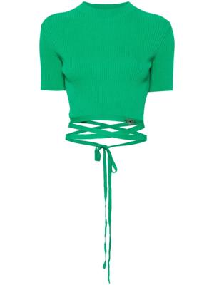 Maje Top met col - Groen