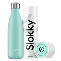 Slokky - Geïsoleerde Drinkfles - 500 ml Pastel Green - thumbnail