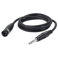 DAP FL04 verloopkabel 1x XLR male naar 1x Stereo jack 3m - thumbnail