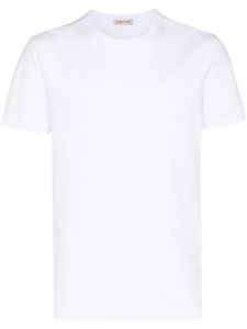 Moncler t-shirt à logo imprimé - Blanc