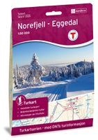 Wandelkaart 2525 Turkart Norefjell - Eggedal | Nordeca