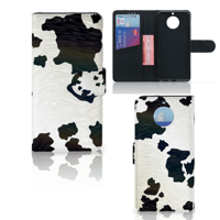Moto G5S Telefoonhoesje met Pasjes Koeienvlekken