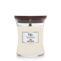 WoodWick Linen medium candle