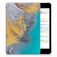 Apple iPad Mini 4 | Mini 5 (2019) Tablet Back Cover Marble Blue Gold