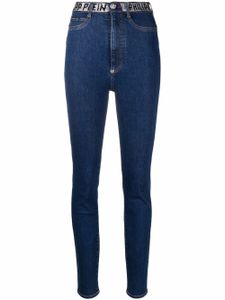 Philipp Plein jean skinny à logo - Bleu