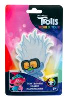 Dreamworks gum Trolls: World Tour junior rubber blauw