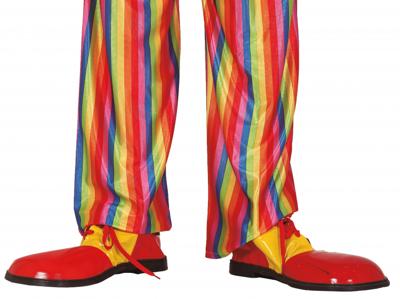 clownsschoenen 27 cm geel/rood one-size clownsschoenen 27 cm geel/rood one-size