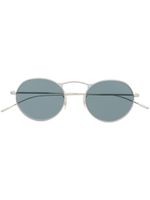 Oliver Peoples lunettes de soleil M-4 30th à monture ronde - Argent