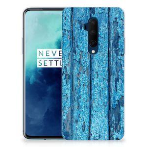 OnePlus 7T Pro Bumper Hoesje Wood Blue