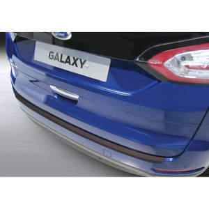 Bumper beschermer passend voor Ford Galaxy 9/2015- Zwart 'Ribbed' GRRBP932